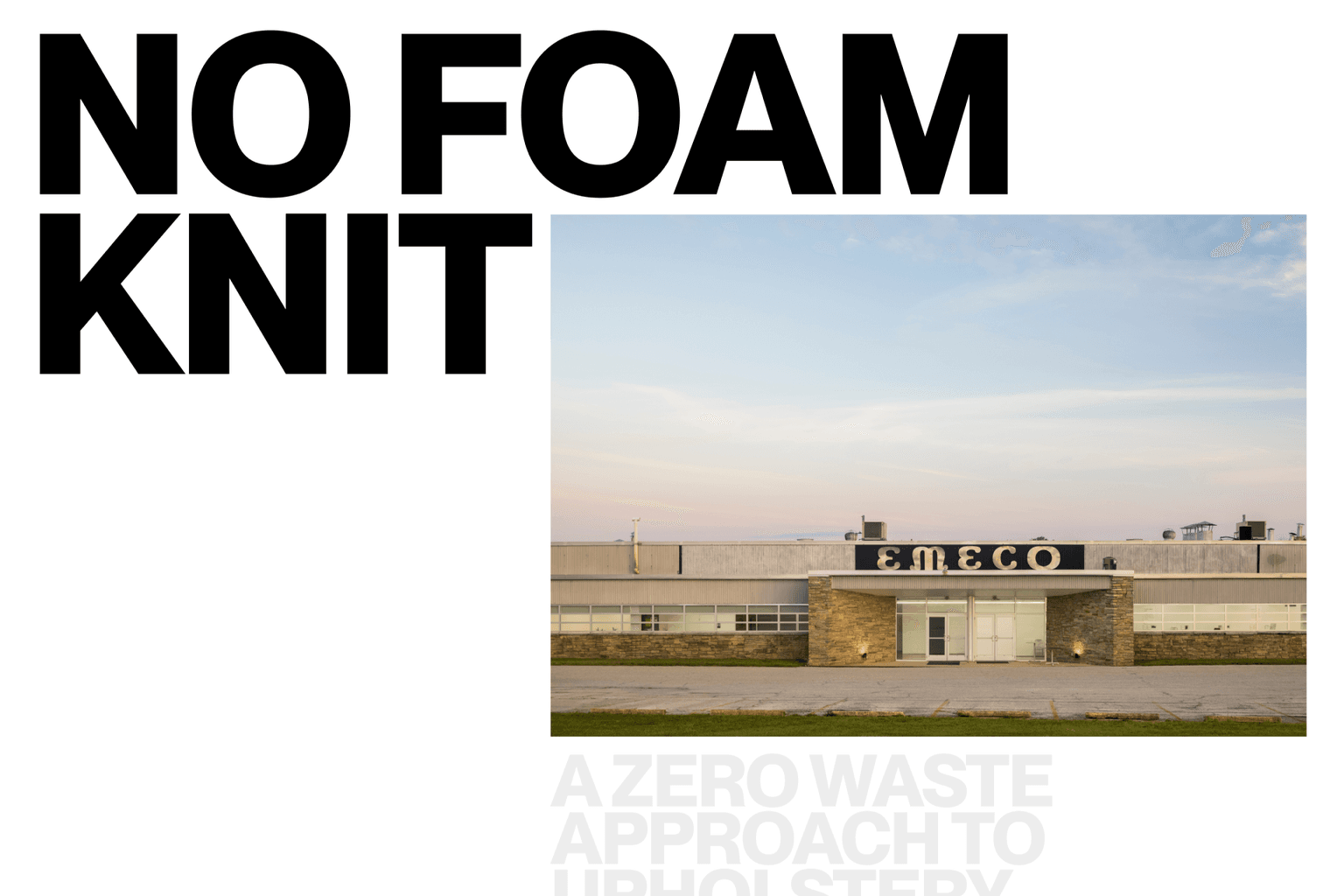No Foam KNIT